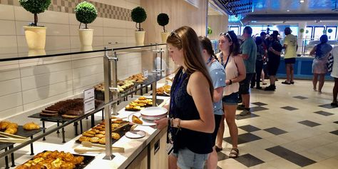 8 Things Not to Eat at the Cruise Ship Buffet Cruise Food Buffet, Detox After Vacation, Cruise Buffet, The 7 Deadly Sins, Soft Serve Machine, Spicy Tuna Roll, Cruise Food, List Of Foods, The Last Meal