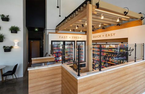 Micro Market, Micropub Interior, Microbrewery Interior Design, Mini Mart Interior Design, Small Supermarket Design Interior, Store Entrance, Retail Solutions, Apartment Communities, Micro Brewery