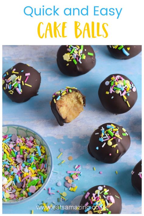 Cake Balls From Leftover Cake, What To Do With Cake Scraps, Cake Scraps Ideas, Leftover Cake Scraps, Chocolate Covered Cake, Easy Cakes For Kids, Gummy Bear Cakes, Cake Balls Recipe, Cake Ball Recipes