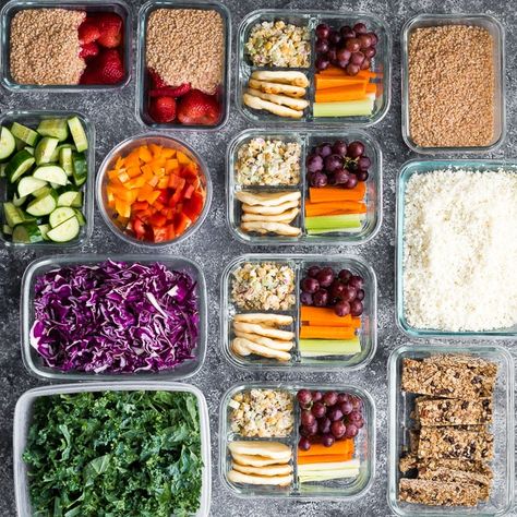 5 Meal Prep Strategies That Work! Make Ahead Healthy Meals, Raw Sweet Potato, Portobello Mushroom Recipes, Saffron Recipes, Cooking Sweet Potatoes, Meal Prep Containers, How To Cook Potatoes, Batch Cooking, Vegetarian Recipes Healthy