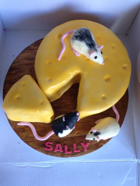 Rat Party Decorations, Rat Themed Party, Rat Birthday Party, Rat Themed Birthday, Rat Cakes Birthday, Rat Cakes, Silly Cakes, Goofy Cake, Ugly Cakes