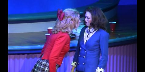 Veronica Sawyer And Heather Chandler, Heather Chandler Musical, Chansaw Heathers, Heather Chandler X Veronica Sawyer, Heathers Musical, Dream Roles, Heather Chandler, Veronica Sawyer, Heathers The Musical