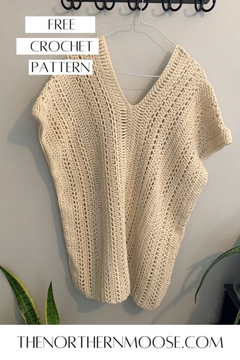 Knitted Hat Pattern, Easy Crochet Basket Pattern, Crochet Beach Cover Up, Crochet Baby Booties Pattern, Poncho Crochet, Dishcloth Crochet Pattern, Crochet Cover, Crochet Tops Free Patterns, Crochet Cover Up