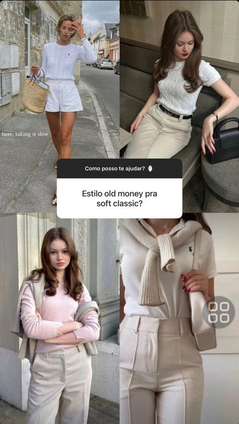 Kibbe Soft Classic Business Casual, Pure Classic Kibbe Style Outfits, Soft Classic Spring Outfits, Soft Classic Curly Hair, Soft Classic Street Style, Kibbe Body Types Soft Classic, Kibbe Types Soft Classic, Soft Classic Summer Outfit, Soft Classic Outfit Ideas Casual