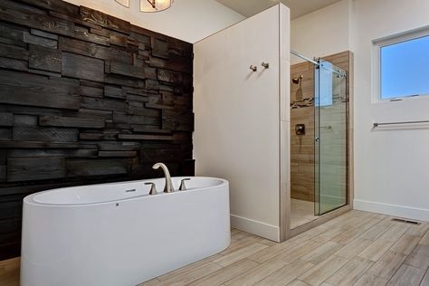 Burnt Timber, Asian Bathroom, Barn Style Doors, Charred Wood, Sugi Ban, Wood Building, Shou Sugi Ban, Interior Accents, Wood Siding