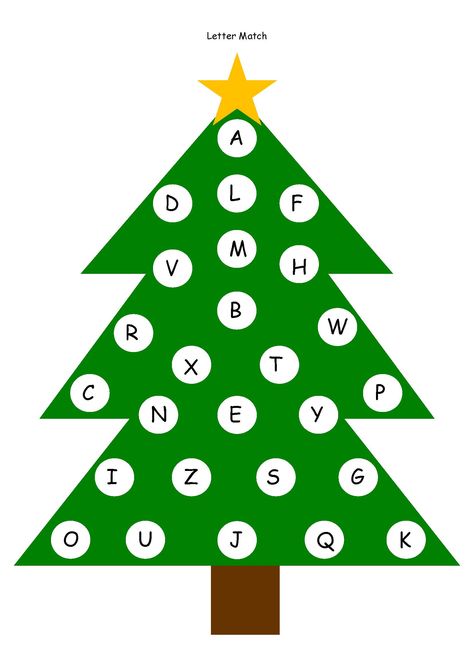 Alphabet Tree Craft, Christmas Tree With Letters, Alphabet Christmas Tree, Preschool Camping Activities, Christmas Tree Activity, Tree Alphabet, Alphabet Tree, Write The Alphabet, Alphabet Sort