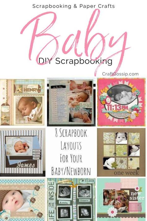 Scrapbook Baby Book Ideas, Baby Boy Scrapbook Layouts, Pregnancy Scrapbook, Bridal Shower Scrapbook, Boy Scrapbook Layouts, Paper Bag Scrapbook, Baby Scrapbook Album, Baby Scrapbook Pages