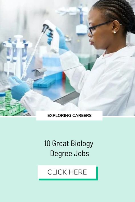 Career Paths | Careers in Science | Career Advice || A biology degree doesn’t mean you have to go to grad or med school. Biology majors have skills that translate to a number of industries and jobs. Careers In Biology, Psychology Jobs Bachelors, Science Careers, Biology Degree, Biology Jobs, Medical Device Sales, Biology Major, Writer Jobs, School Biology