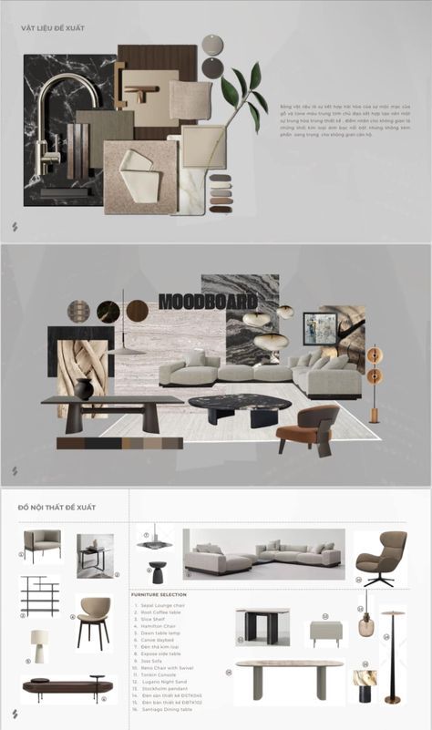 Architectural Mood Board Layout, Wooden Floor Perspective, Minimal Interior Moodboard, Physical Mood Board Interior, Japanese Material Board, Mood Board Architecture Interior Design, Interior Moodboard Layout, Interior Design Template Layout, Interior Design Questionnaire Template