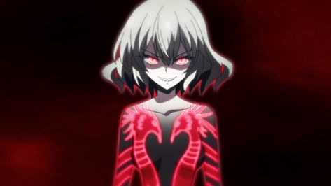 Evil Grin Anime, Riddle Story Of Devil, Evil Grin, Akuma No Riddle, Eyes Meme, Evil Smile, Happy Eyes, Evil Girl, Demon Eyes