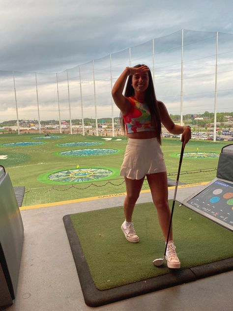 Top Golf Birthday Party, Top Golf Birthday, Top Golf Party, Golf Aesthetics, High Top Converse Outfits, Golf Pictures, Converse Outfits, Golf Birthday Party, Fun List