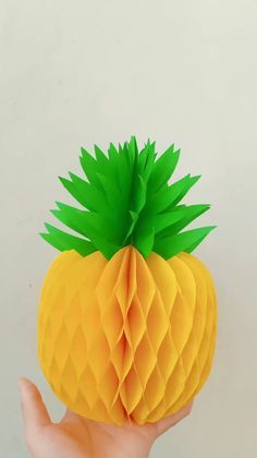 Octopus Crafts For Kids, Cool Crafts For Kids, Craft Ideas With Paper, Pineapple Crafts, Ideas With Paper, Octopus Crafts, Kids Craft Ideas, Cool Crafts, Diy Pineapple