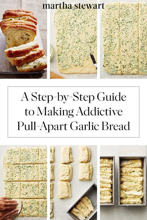 Garlic Bread From Scratch, Pull Apart Garlic Bread, Bread Garlic, Make Garlic Bread, Homemade Garlic Bread, Herb Bread, Garlic Bread Recipe, No Knead, Soda Bread