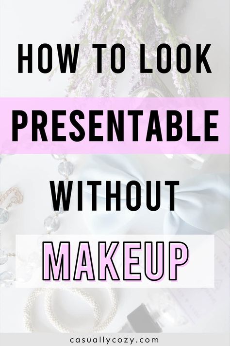 Do you want to look polished and confident, but don't want to wear makeup? It's time to embrace your natural beauty. Click to find tips on how to look put together without makeup, whether you are going to work, school, or a casual setting. From taking care of your skin to putting an outfit together, there are many ways to be presentable without the use of cosmetics. Look Put Together, Look Polished, Developing Healthy Habits, Makeup Tricks, What To Use, Be Natural, Without Makeup, Eyebrow Makeup, Health And Beauty Tips