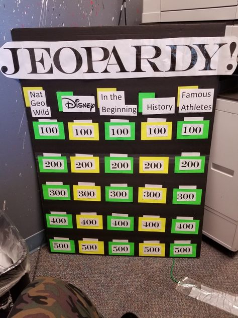 Jeopardy Board, Senior Living Activities, Nursing Home Activities, Jeopardy Game, Price Is Right Games, Elderly Activities, Activity Director, Senior Activities, Church Activities