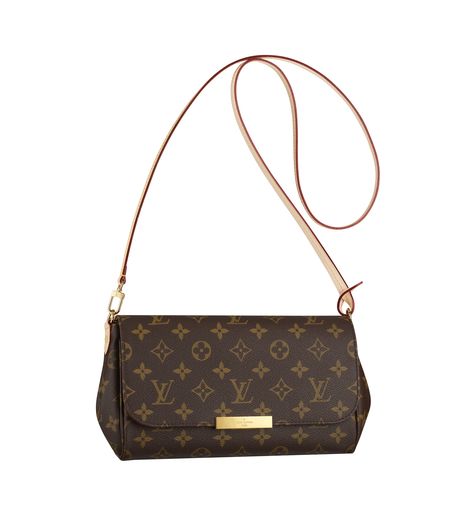 The Favorite MM clutch in Louis Vuitton's signature Monogram canvas can be carried by hand or on the shoulder thanks to its removable leather strap and golden chain. It opens up to reveal a beautiful burgundy lining. Louis Vuitton Online, Louis Vuitton Favorite Mm, Louis Vuitton Favorite, Lv Fashion, Louis Vuitton Clutch, Mm Monogram, Louis Vuitton Official, Handbag Shoes, Fashion Lookbook