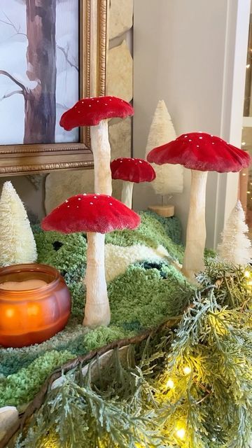 Mushroom Display, December 19, A Couple, You Think, Glue, Instagram