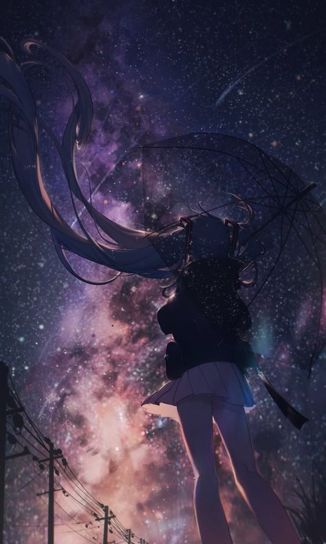 Galaxy Photos, Sassy Wallpaper, Dreamy Artwork, Haikyuu Wallpaper, Beautiful Art Pictures, Night Scenery, Galaxy Art, Anime Artwork Wallpaper, Fantasy Art Landscapes