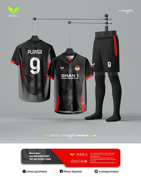 Design archives from Team name : SMAN 1 RANCABUNGUR Print type : FULLPRINT Material type : Dry-FIT Milano Do you need a custom design ? Click Link in bio #jersey #mockup #mockupjersey #coreldraw #apparel #jerseymurah #jerseyfutsal #jerseybandung #jerseyfootball #design #designjersey #jasadesign #adidas #adidasjersey #nike #nikejersey #nikefootball #difusainaja #togetherisstrength #fusa #fusain #fusaapparel #fusaapparelcatalog #jerseybogor #bogorpisan #freelance Unique Jersey Design, Basketball Jersey Outfit, Badminton Jersey, Jersey Mockup, Football Background, Football Jersey Shirt, Jersey Ideas, Best Jersey, Sport Shirt Design