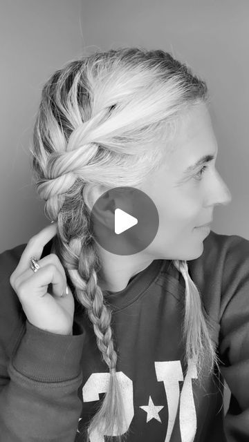 Audrey McClelland on Instagram: "French Braid Hair Hack ❤️ i’m horrible at French braiding my hair and Victoria, so I rely on hair hacks! This is an easy twist hair hack that works like a charm! 
.
#hairhacks #hairhack #frenchbraid #frenchbraids #braids #braid #braidideas #braidedhairstyles #simplehairstyles #simplehairstyle #simplehair #simplehairdo #hairdo #hairstyles #hairstyle #hairideas #hairidea #hairvideo #hairvideos #hairinspiration #hairinspo" How To Do A French Braid On Yourself Easy, French Twists Braids, Faux French Braid, French Twist Braids, French Braiding, Hair Hack, French Twists, Easy Hairdos, French Braid Hairstyles