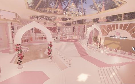 Roblox Game: Royale High by callmehbob 🤍 Royale High Campus 3 Dorms, Royale High Dorm Ideas Campus 3, Royale High New School, High Visuals, High Room Ideas, Rh Dorm, Gaming Aesthetic, High Room, Royal Bedroom