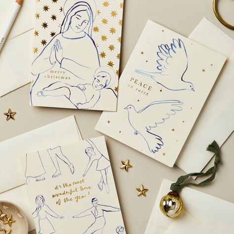 Products – Page 8 – Wanderlust Paper Co. Wanderlust Paper Co, Winter Card Design, Illustrated Greeting Cards, Christian Christmas Card Ideas, Christmas Cards Illustration, Dove Christmas Card, Christmas Card Elegant, Blue Christmas Cards, Illustrated Christmas Cards