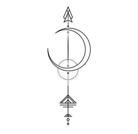 Artemis Tattoo, Learn To Tattoo, Unique Small Tattoo, Arrow Tattoo Design, Yoga Tattoos, Witch Tattoo, Moon Tattoo Designs, Moth Tattoo, Medusa Tattoo