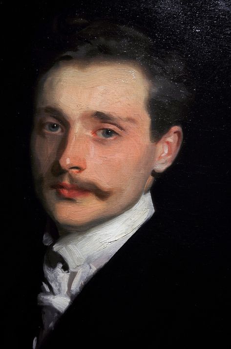 Détail de « Léon Delafosse », par John Singer Sargent (ca. 1895/8). (Detail of “Léon Delafosse”, by John Singer Sargent (ca. 1895/8).) Karl Kopinski, John Sargent, Sargent Art, Rennaissance Art, Academic Art, Marcel Proust, John Singer Sargent, Art Classique, Oil Portrait