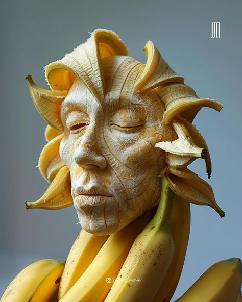 Jyo John Mulloor on Instagram: "Wishing everyone a fruitful weekend ahead! 🌟   #WeekendVibes" Surreal Art, Bananas, Art Works, Google Play, Fantasy Art, Fruit, Tools, On Instagram, Instagram