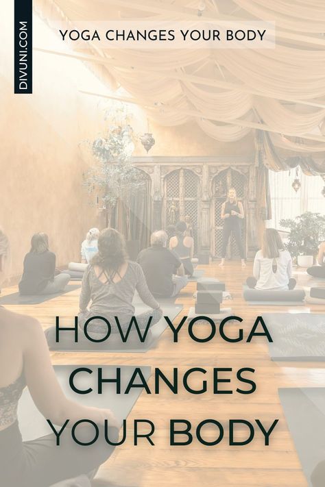 There are a lot of changes that go on in your body when you begin consistently utilizing a yoga practice. Learn how yoga changes your body and what to expect. Yoga Before And After, Spiritual Yoga, Yoga Help, Cool Yoga Poses, Supplements For Women, Body Awareness, Types Of Yoga, Circulatory System, Change Your Mindset