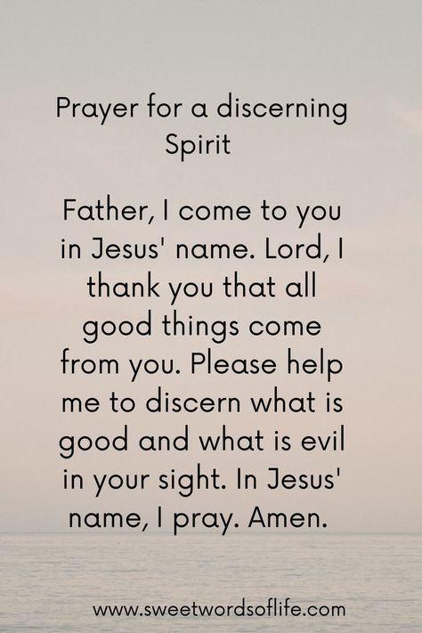 Pray For Discernment, Prayers For Discernment, Prayers Against Monitoring Spirits, Discernment Prayer, The Devil Is A Liar, Prayer For Discernment, Spirit Of Discernment, Jezebel Spirit, Words Of Life