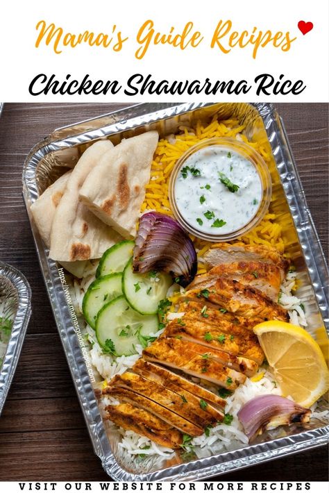 Chicken Shawarma Rice, Shawarma Rice, Tzatziki Sauce Recipe Easy, Shawarma Sauce, Beef Shawarma, Tzatziki Sauce Recipe, Pinoy Recipes, Chicken Breast Fillet, Meal Preparation