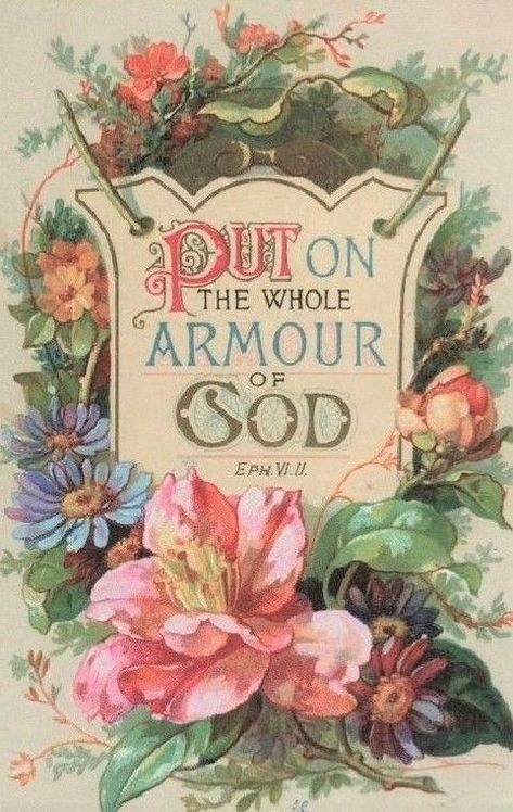 Vintage Bible Verses, Ephesians 6 11, Vintage Bible, The Armor Of God, Stand Firm, Beautiful Bible Verses, Verse Art, Scripture Cards, Paper Vintage