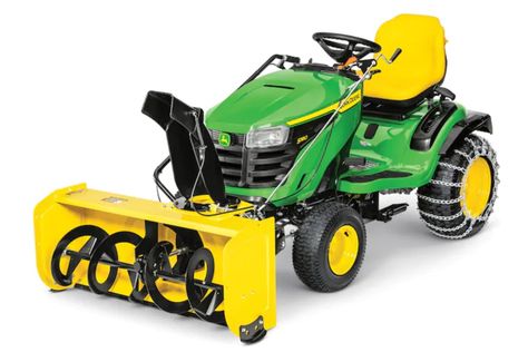 John Deere Garden Tractors, Snow Equipment, Shoveling Snow, 100 Series, Snow Blowers, Heavy And Light, Snow Removal, Snow Blower, Snow Plow