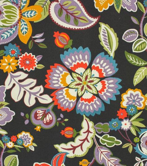 Solarium Telfair Midnight Outdoor Fabric Black Ground, House Makeover, Outdoor Fabrics, Yard Care, Joann Fabrics, Fabric Black, Joanns Fabric And Crafts, Marker Art, Furniture Fabric