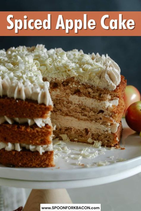 Fall Dessert For A Crowd, Spiced Chai Cake, Chai Spice Bundt Cake, Apple Spice Cake Gluten Free, Chai Spiced Apple Cake, Recipe For Apple Cake, Apple Butter Spice Cake Allrecipes, Whoopi Pies, Baked Muffins