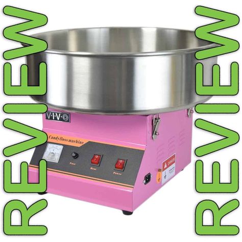 VIVO Cotton Candy Machine Review Cotton Candy Maker, Floss Sugar, Cotton Candy Machines, Cotton Candy Cone, Marshmallow Flowers, Candy Maker, Candy Cone, Stainless Steel Pans, Fairy Floss