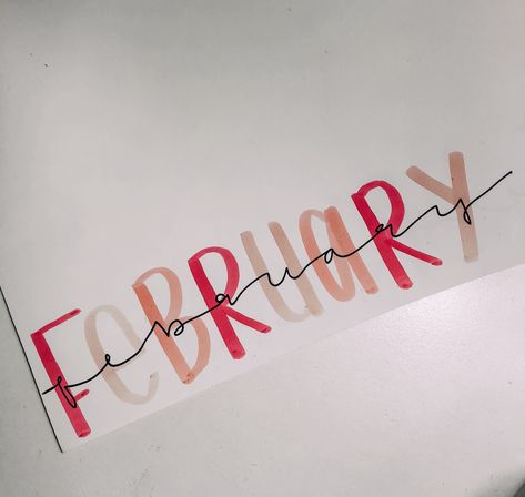 hand lettering. february. write. February Calligraphy, Calendar Calligraphy, Bullet Journal Calendrier, Calendar Doodles, Word Art Quotes, Free Calligraphy Fonts, Learn Hand Lettering, Bullet Journal 2019, Letter Symbols