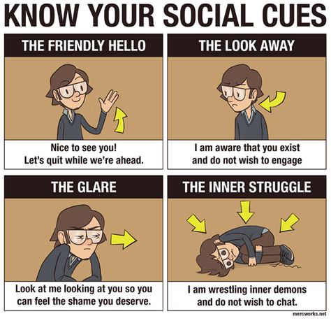 Know Your Social Cues The Meta Picture, Social Cues, Socially Awkward, Laughing So Hard, Social Skills, Funny People, Bones Funny, Funny Comics, Funny Posts