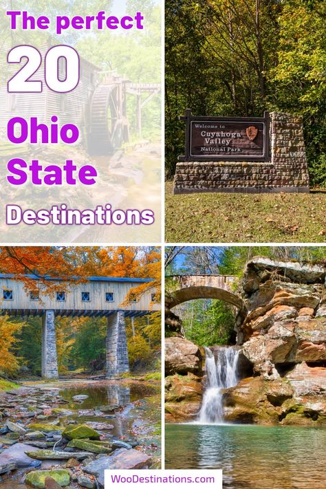 Join me on an unforgettable journey through Ohio! From the stunning Cuyahoga Valley National Park to charming covered bridges and breathtaking waterfalls, I've explored 20 incredible destinations that showcase the beauty and diversity of this amazing state. Whether you’re seeking adventure in nature or a peaceful retreat, Ohio has it all. Discover your next travel inspiration! Cleveland Botanical Garden, Cedar Point Amusement Park, Great Vacation Spots, Hocking Hills State Park, Toledo Museum Of Art, Cuyahoga Valley National Park, Ohio Travel, Family Friendly Activities, Amish Country