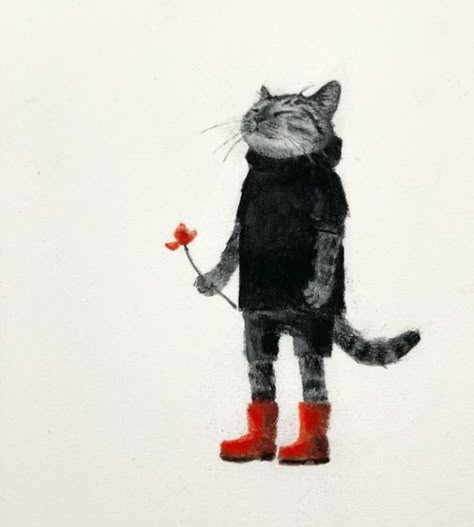 Funny Cat Drawings Art, Hug Aesthetic Art, Dancing Cat Illustration, Woman And Cat Illustration, Cat Vintage Illustration, Cat Lady Aesthetic, Funny Cat Illustration, Funky Art Style, Ballerina Cat