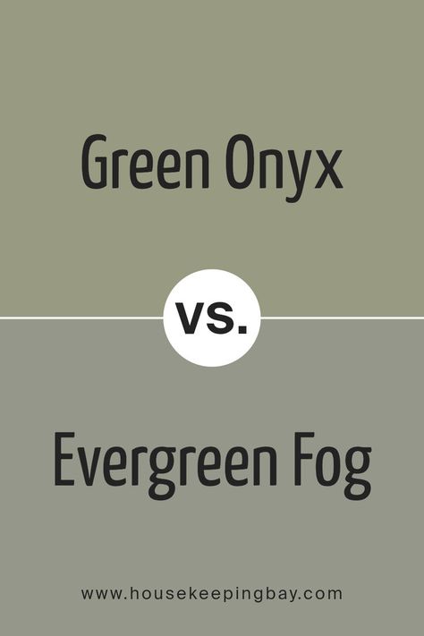 Green Onyx SW 9128 by Sherwin Williams vs Evergreen Fog SW 9130 by Sherwin Williams Sherwin Williams Green House Exterior, Sw Honed Soapstone, Sherwin Williams Evergreen Fog Exterior, Fog Sherwin Williams, Sherwin Williams Evergreen Fog, Evergreen Fog, Sherwin Williams Green, Painting Wood Paneling, Trim Colors