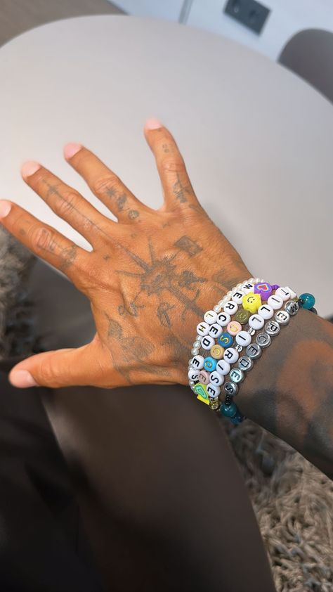 Lewis Hamilton Tattoo, Hamilton Tattoo, Hamilton Bracelet, Hamilton Jewelry, Sir Lewis Hamilton, F1 Mercedes, Pulseras Kandi, F1 Lewis Hamilton, Tattoo Hand