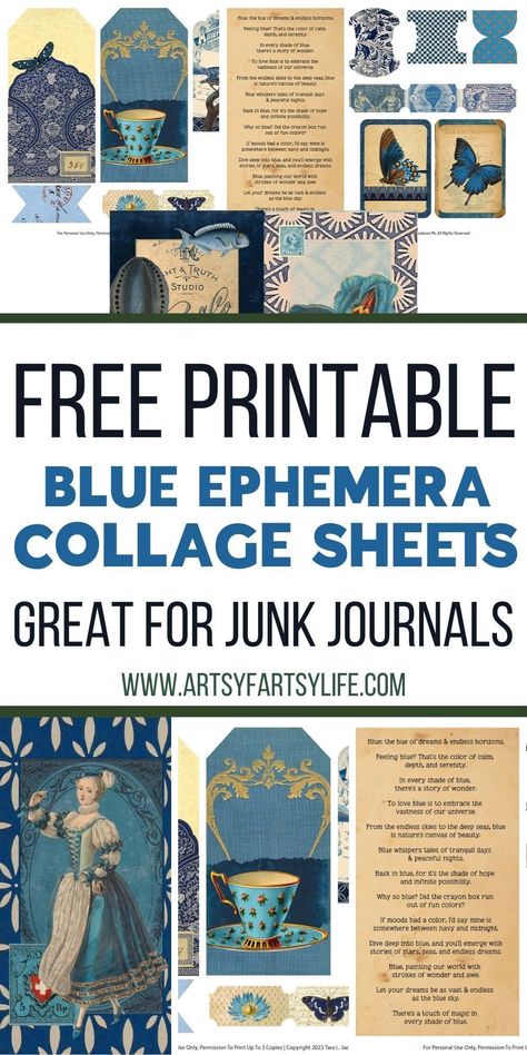 💥Beautiful Blue Ephemera Collage Sheets - Free Printable

Download these free printable ephemera collage sheets to create your own unique art projects. Perfect for scrapbooking, card making, collage art, and more!

#ephemera #collage #art #scrapbooking #cardmaking #diy Free Printable Ephemera, Blue Ephemera, Scrapbooking Alaska, Purple Prints, Unique Art Projects, Beginner Scrapbooking, Scrapbooking Retreats, Scrapbook Fonts, Scrapbooking Templates