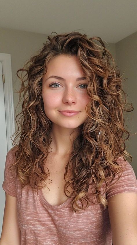 Embark on a style revolution with medium-length layered haircuts that offer versatility and sophistication for any occasion. Long Layered Curly Haircuts, Curly Hair Cut, Perfect Curly Hair, Shoulder Length Curly Hair, Medium Length Curly Hair, Medium Length Haircut, Long Layered Haircuts, Wavy Curly Hair, Short Wavy Hair