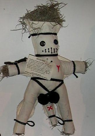 When your man sees the white pin in the doll's "private's", he knows he's flying right. The black pin, however, means "Look out Mister!" So, let that man know who's really in charge! Louisiana Voodoo, Spells Witchcraft Money, Witchcraft Money, Love Spells Witchcraft, Money Rituals, Voodoo Love Spells, Binding Spells, Voodoo Art, Marriage Spells