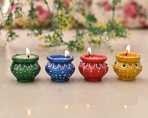 Diwali Home Decoration, Clay Diya, Diwali Diyas, Diwali Diya, Terracotta Clay, Diwali, Jaipur, Home Decoration, Candles