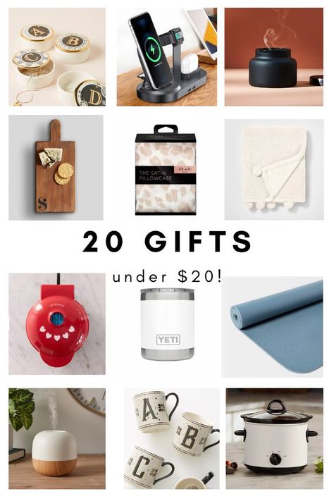 I love these quality gifts that are under $20! These gifts under $20 are perfect for family, friends, gift exchanges and even perfect ideas for gifts to yourself! Be sure to browse our selection of gifts under $20. #spacelift #designedbyspacelift #christmasgifts #giftguide #giftsundeer20 #giftsunder25 #chrsitmasgifts2021 Unisex Gifts Under $20, Friend Gift Exchange Ideas, 25 Gift Exchange Ideas, 20 Gift Exchange Ideas, Unisex Gift Ideas For Adults, Friend Gift Exchange, Pollyanna Gift, Gifts Under 20 Dollars, Household Gifts