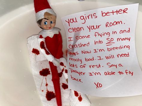 Messy Room Elf On The Shelf, Clean Your Room Elf On The Shelf, Elf Clean Your Room, Clean Your Room, Elf On A Shelf Ideas, Messy Room, Elf On Shelf, Elf Ideas, Elf On A Shelf