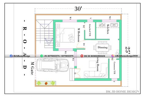 750sq Ft House Plans, 750 Sq Ft House Plans 2 Bedroom, 750 Sq Ft House Plans, House Plans 2 Bedroom, 20x40 House Plans, 2bhk House Plan, Small House Plan, 3 Bedroom House, Bedroom House